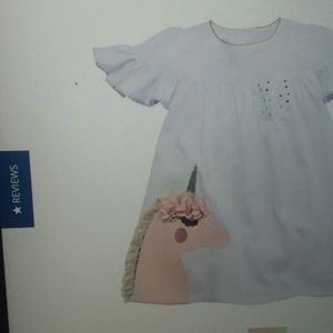 NWT! Mudpie Unicorn Dress - 2T
